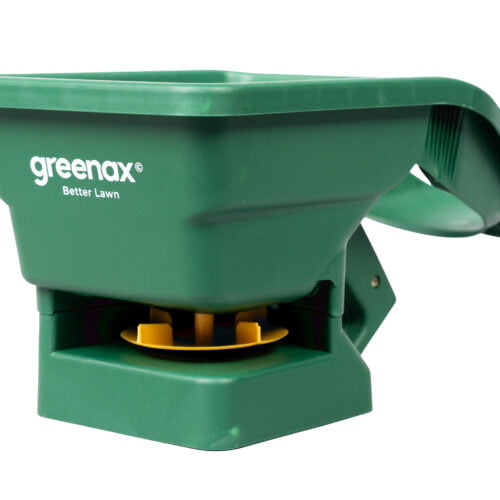 Dispozitiv de împrăștiere fertilizant, semințe și sare Greenax EasyFeed, 2,5 kg, 5 trepte de reglare, verde