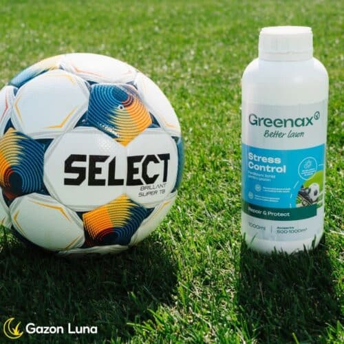 Îngrășământ foliar pentru gazon Greenax STRESS CONTROL, recuperare după trafic, secetă, ploi, pregătește gazonul pentru iarnă, 1 litru - imagine 3