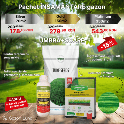 Pachet însămânțare gazon premium UMBRĂ