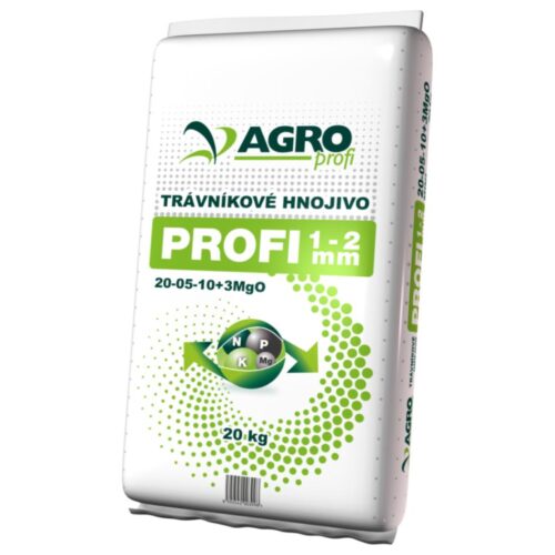 Îngrășământ pentru gazon de Primăvară AgroProfi 20-05-10+3MgO, 800 mp2, 20 kilograme, granulă completă cu efect rapid, 1-2 mm