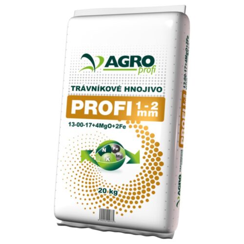 Îngrășământ pentru gazon de Toamnă AgroProfi 13-00-17+4MgO+2Fe, 800 mp2, 20 kilograme, granulă completă cu efect rapid, 1-2 mm